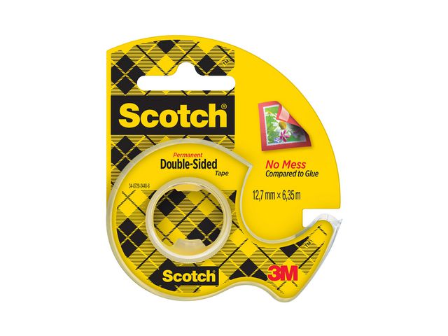 Dubbelh&auml;ftande tejp SCOTCH 136D 6mx12mm