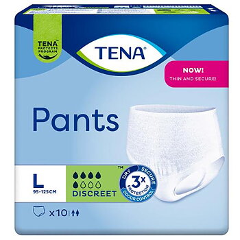 Inkoskydd TENA Pants Discreet L 10/fp