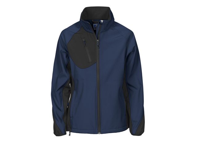 Softshelljacka dam Projob 2423 navy L