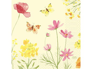 Servett Poppy 3-lags 33x33cm 50/fp