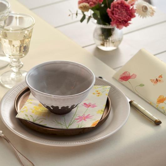 Servett Poppy D-soft 40X40cm 60/fp