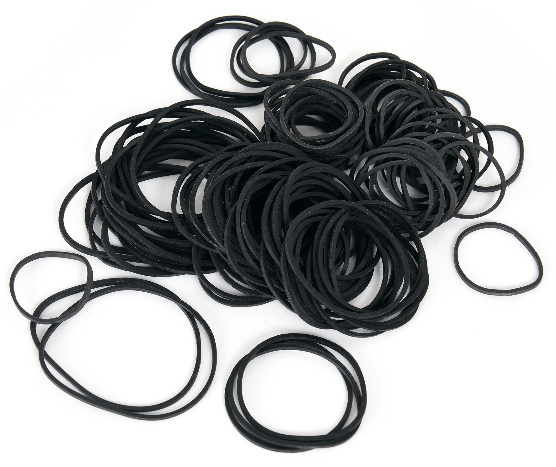 Gummiband sort.storlek svart