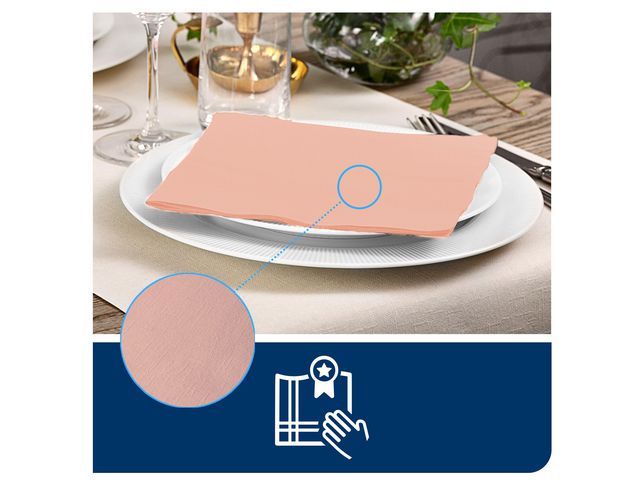 Servett TORK LinStyle coral39x39cm 50/fp