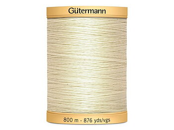 Sytråd Gütermann bomull 800m beige
