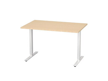 Bord höj/sänk Basic 1200x800 björk/vit
