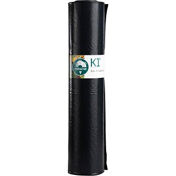 Plastsäck K1 Basic 125L 40my svart 25/rl