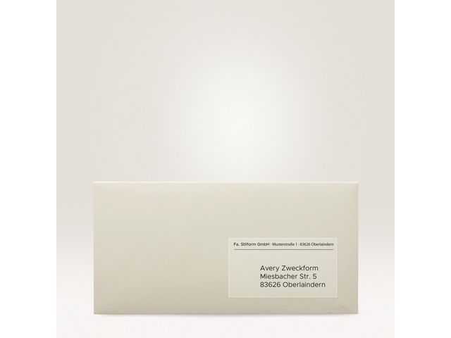Etikett AVERY transp 99,1x42,3mm 300/fp