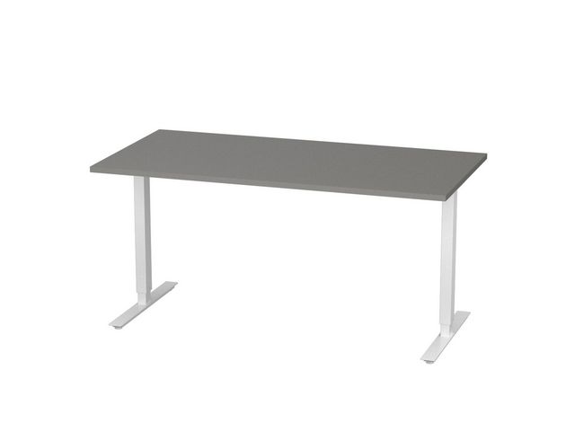 Bord höj/sänk Basic 1600x800 grå/vit