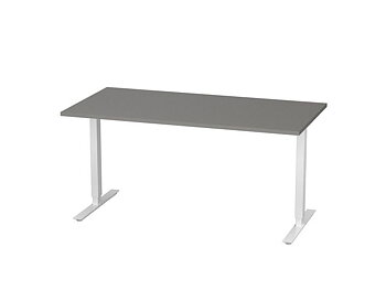 Bord höj/sänk Basic 1600x800 grå/vit