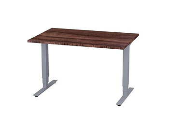 Bord höj/sänk Pro 1200x800 valnöt/silver