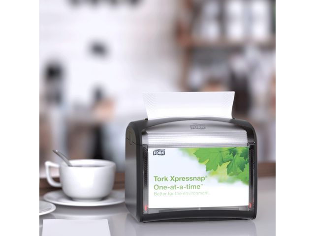 Bordsdispenser Tork Xpressnap® N4 svart
