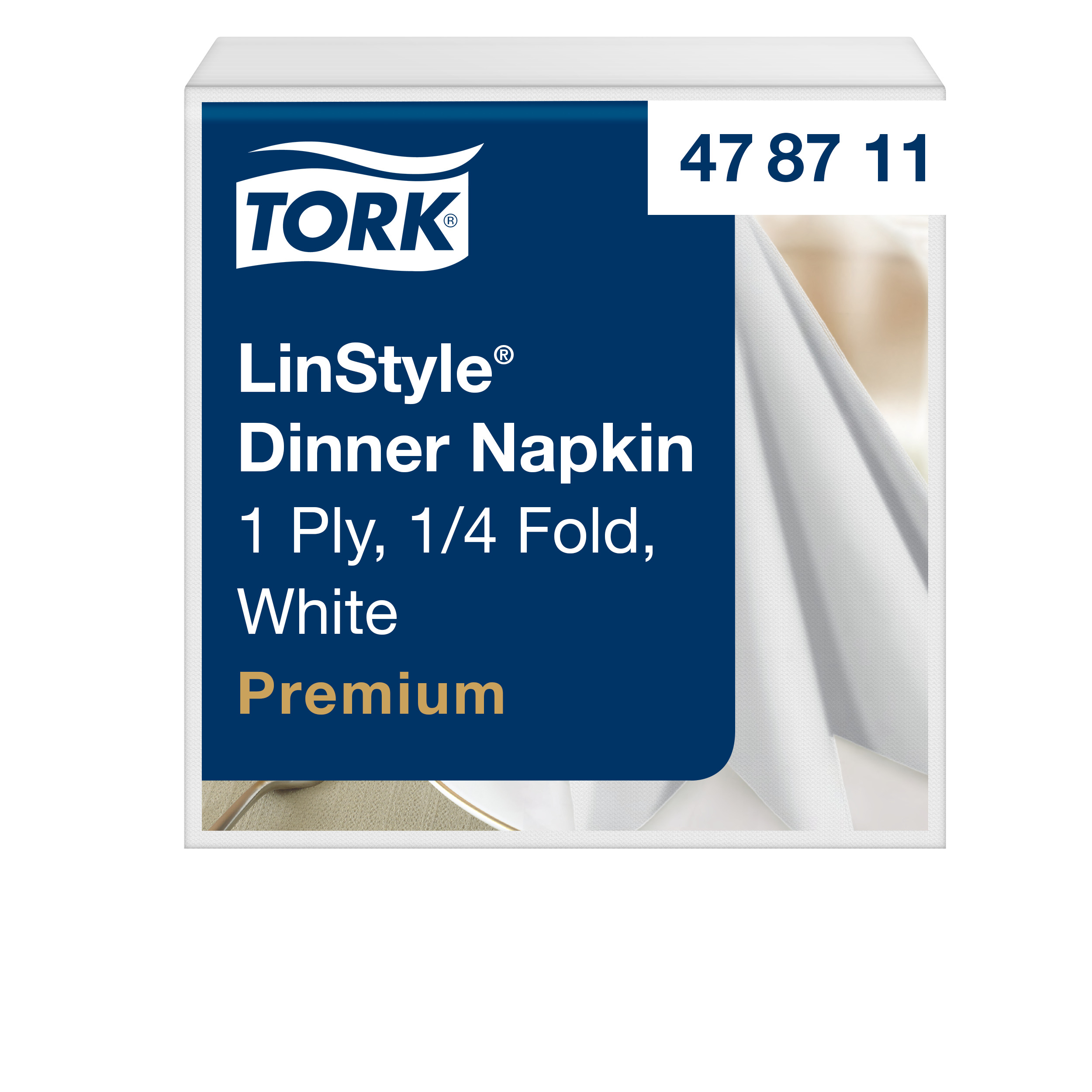Servett Tork Linstyle Vit 50st
