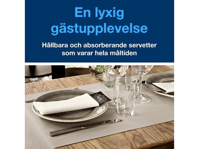 Servett Tork Linstyle Vit 50st