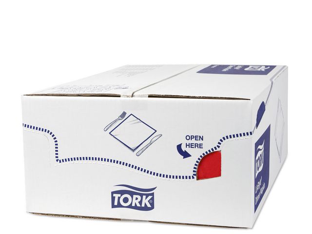 Servett Tork Linstyle Röd