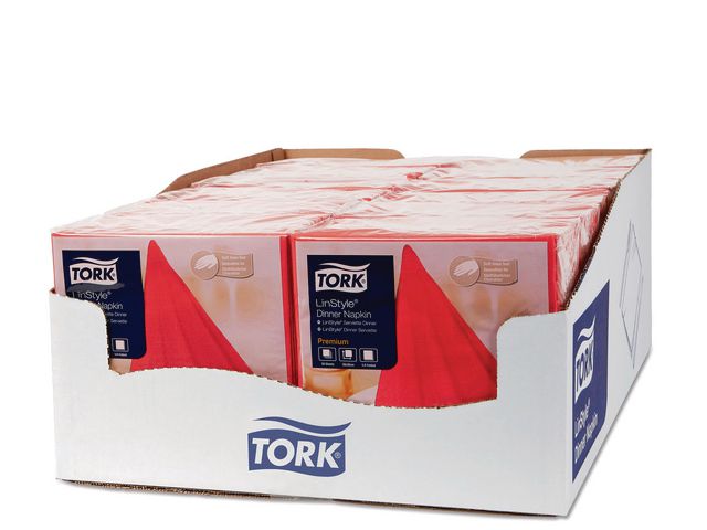 Servett Tork Linstyle Röd