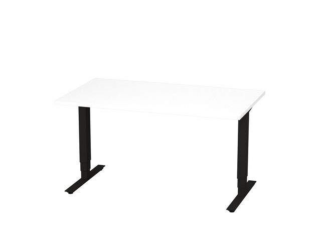 Bord höj/sänk Pro 1400x800 vit/svart