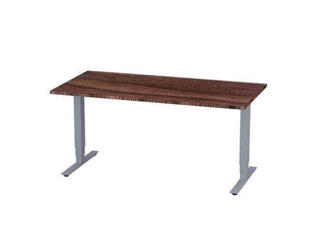Bord höj/sänk Pro 1600x800 valnöt/silver