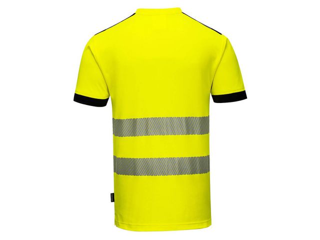 T-shirt varsel PW T181 kl2 gul XS