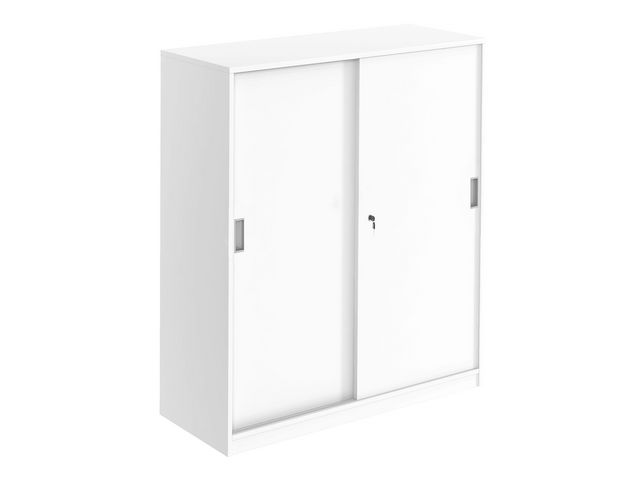 Skjutdörrskåp 3xA4 1200 mm vit