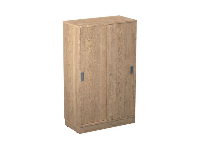 Skjutdörrskåp 3xA4 800 mm ek