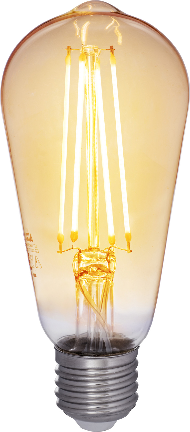 LED Filament Edison E27 4,5W Amber dimbar