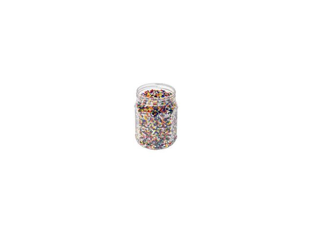 Glaspärlor 500g blandade färger