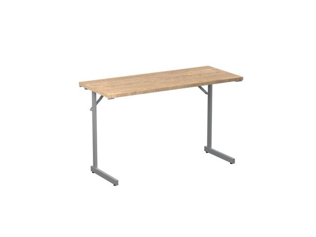 Fällbord 1200x500x715x18 ek/silver