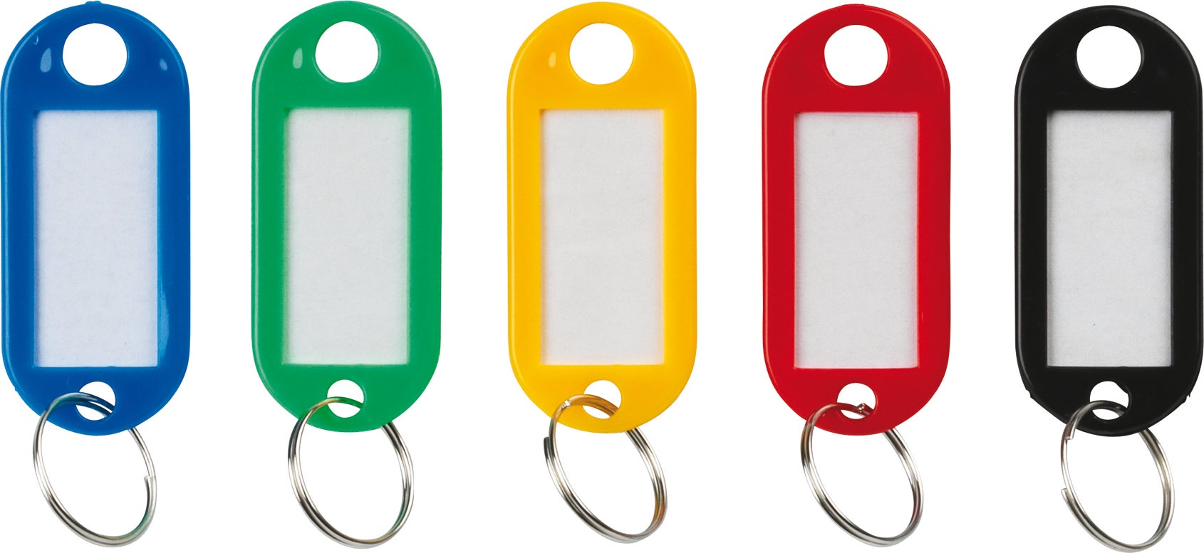 Nyckelbricka sorterade färger 50-pack