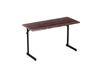 Fällbord 1200x500x715x18 valnöt/svart
