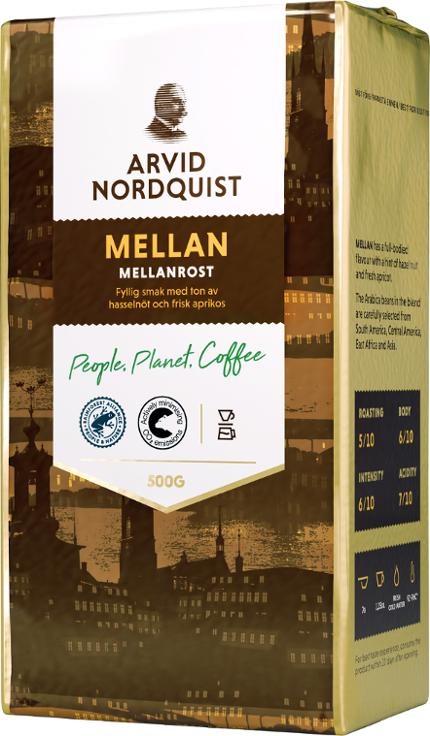 Kaffe Classic Mellanrost Malet bryggkaffe 500 g