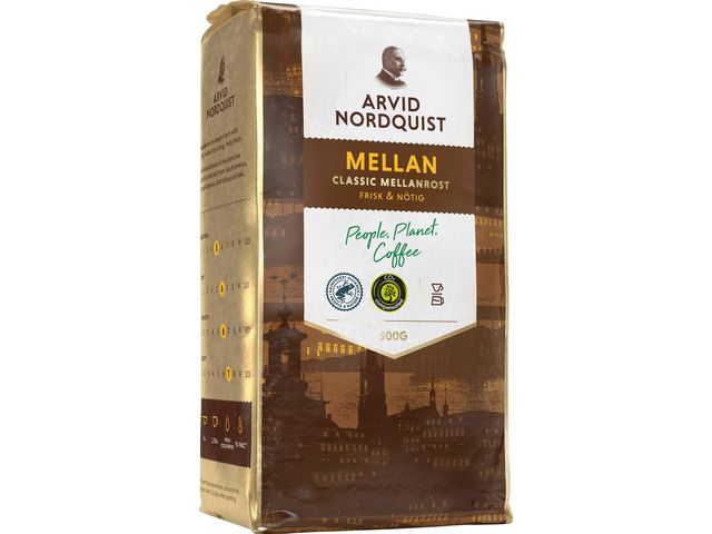 Kaffe Mellan vac 500g