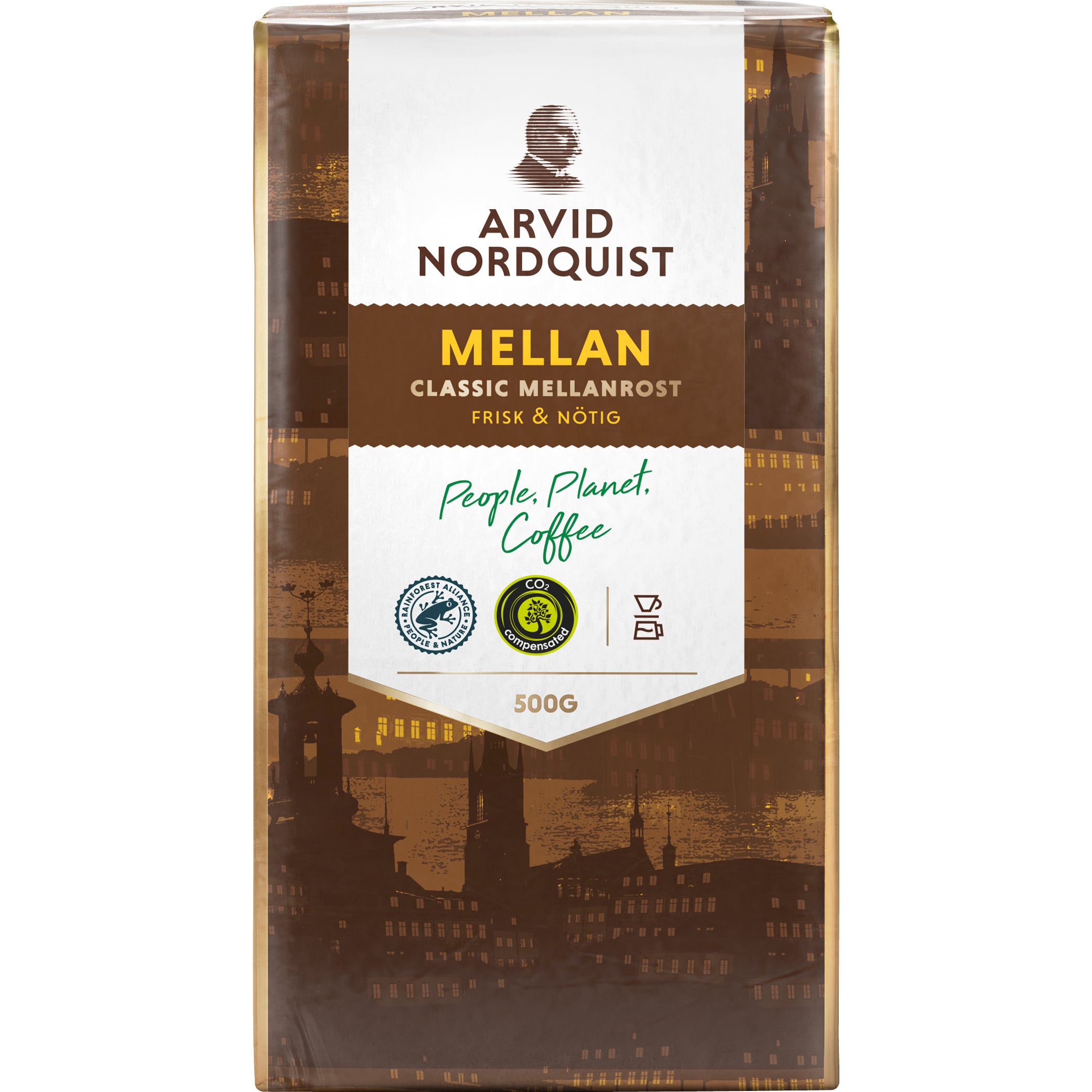 Kaffe Classic Mellanrost Malet bryggkaffe 500 g