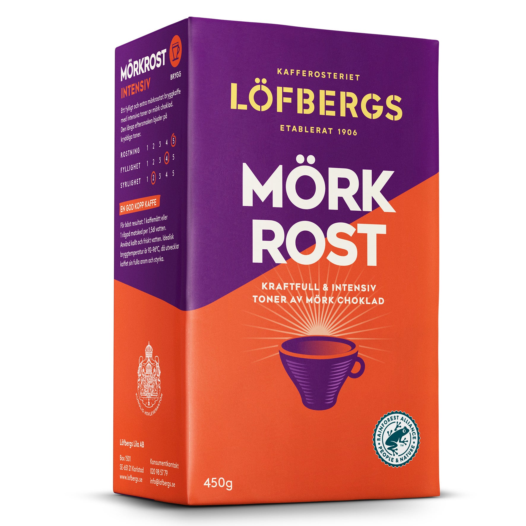 Kaffe Mörkrost 450 g