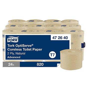 Toalettpapper T7 Natur 24/fp