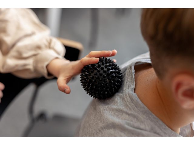 Massageboll med piggar hård