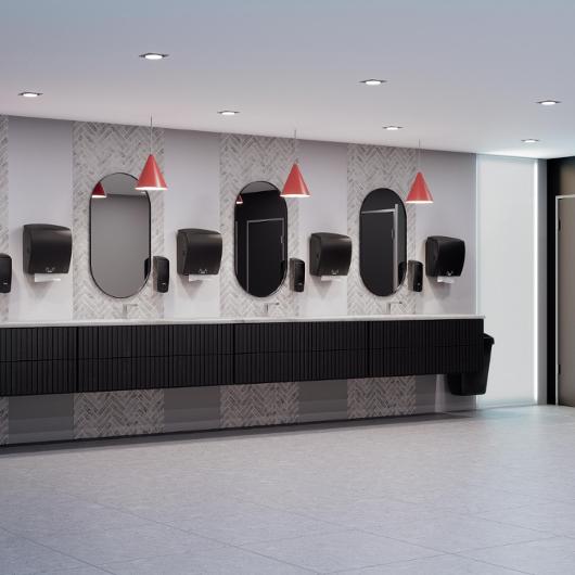 Handduksdispenser Hybrid Svart
