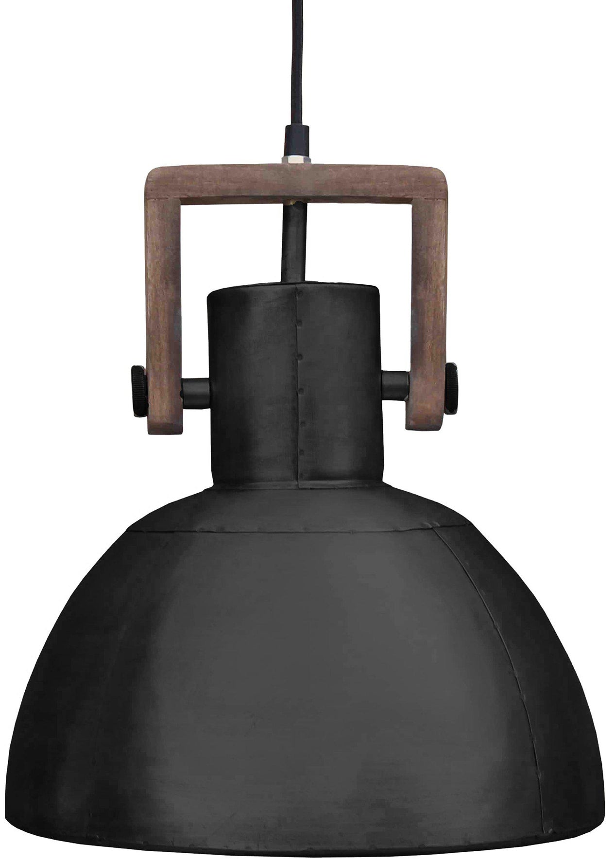 Tak/Fönsterlampa Single Ashby Pale Svart Zink 29 cm