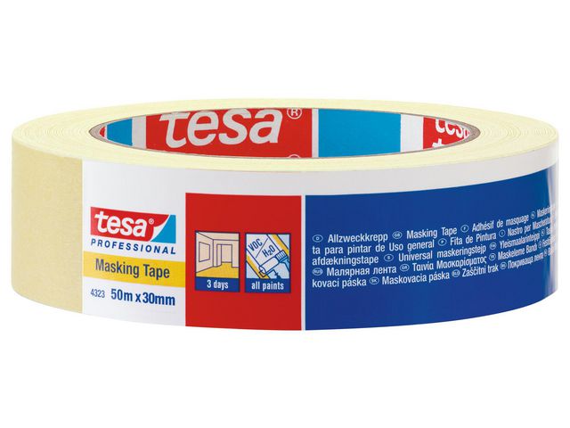 Maskeringstejp Tesa 4323 50 m x 19 mm - 5