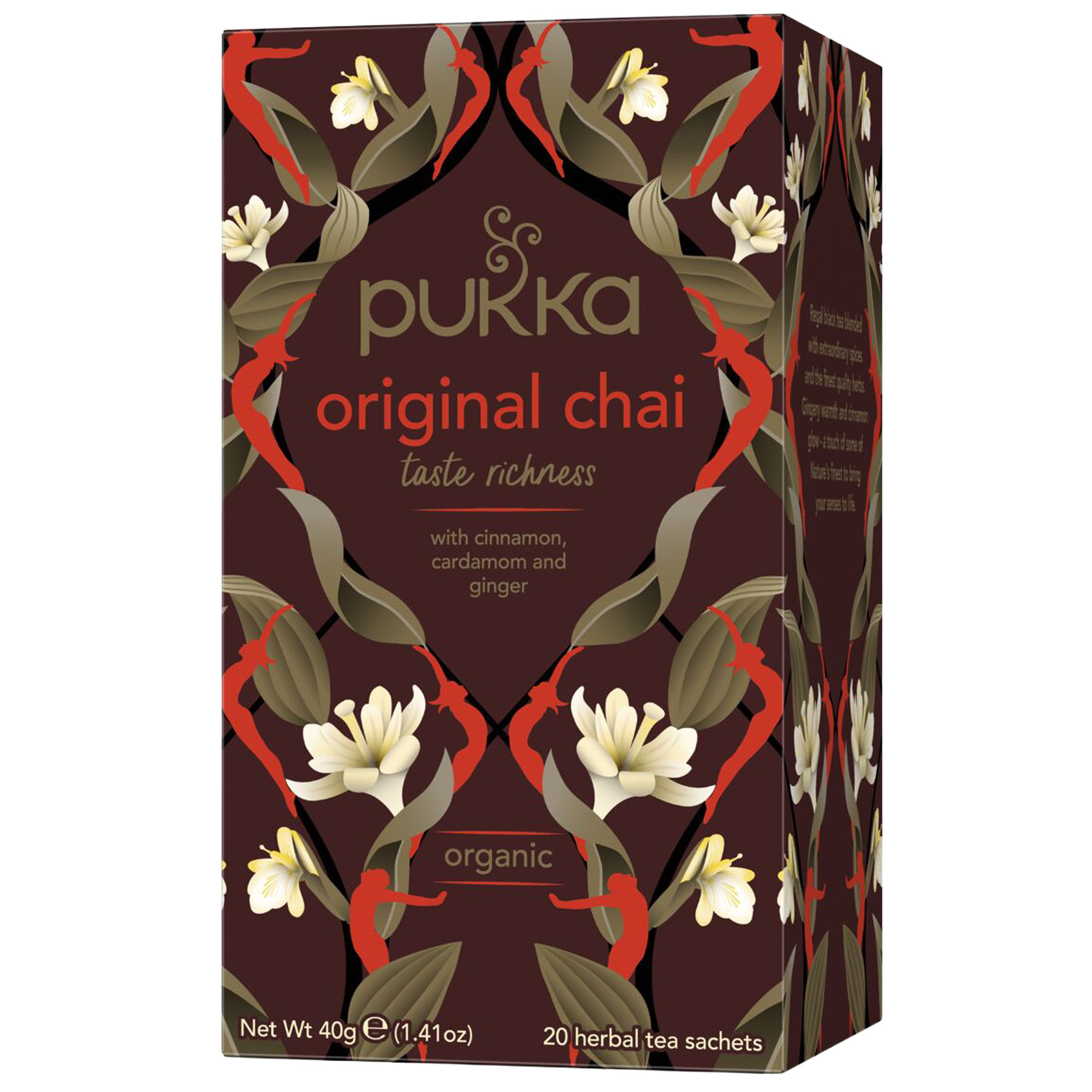 Te Pukka svart te chai 20st/f.