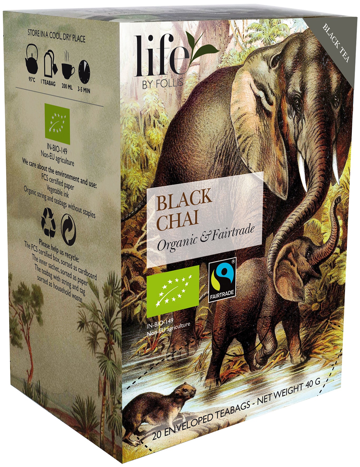 Te Svart chai 20 st/fp
