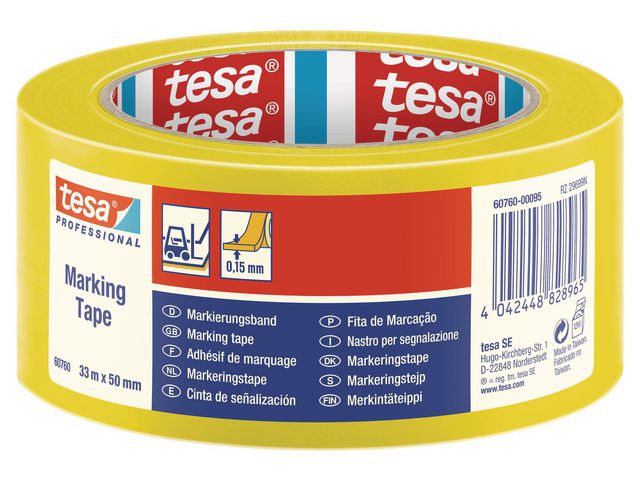 Markeringstejp Tesa 50x33 gul