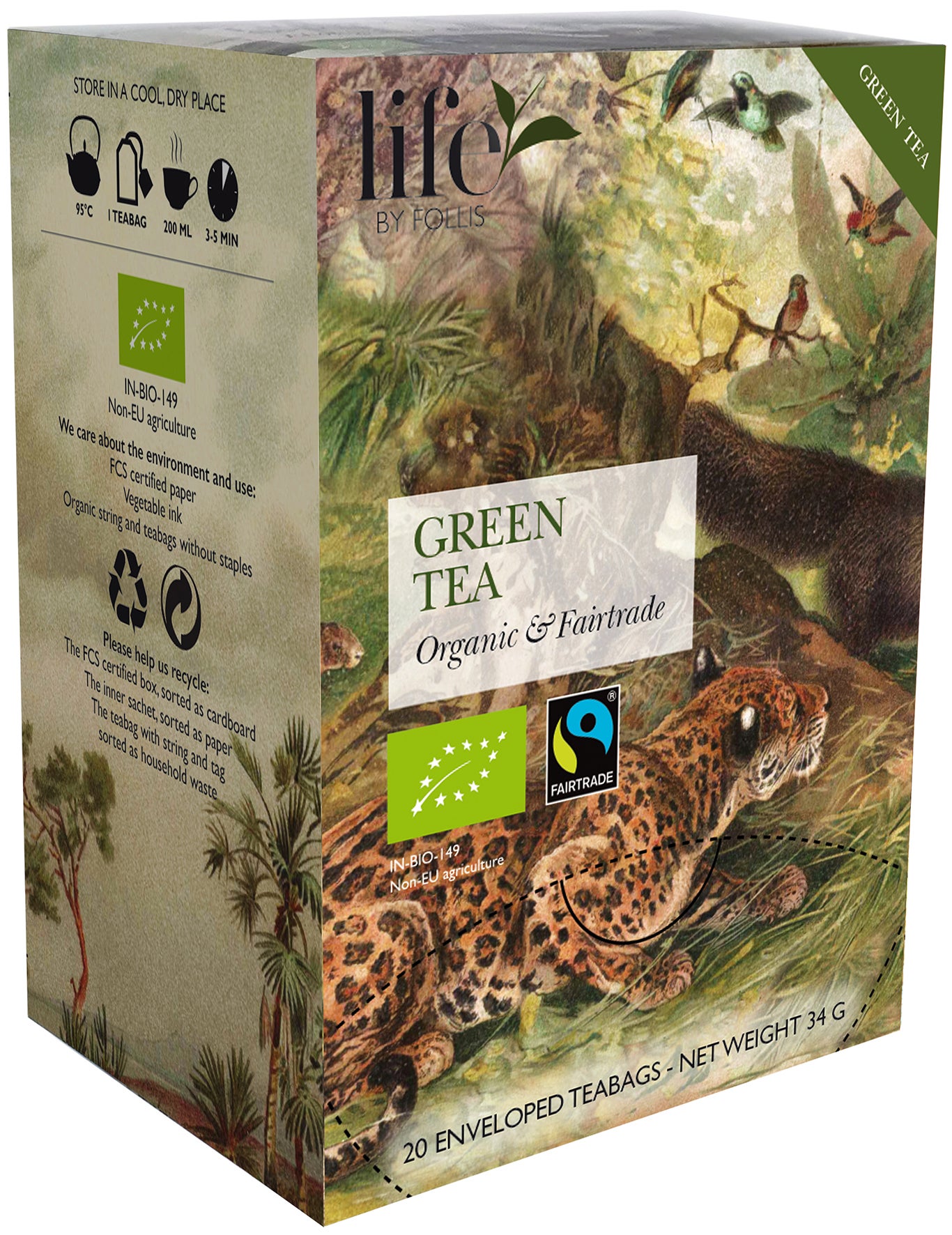 Te Grönt neutralt 20 st/fp