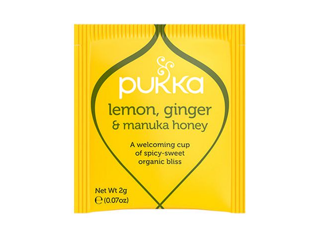Te Pukka ört Organic Lemon, Ginger & Manuka Honey 20 st/fp