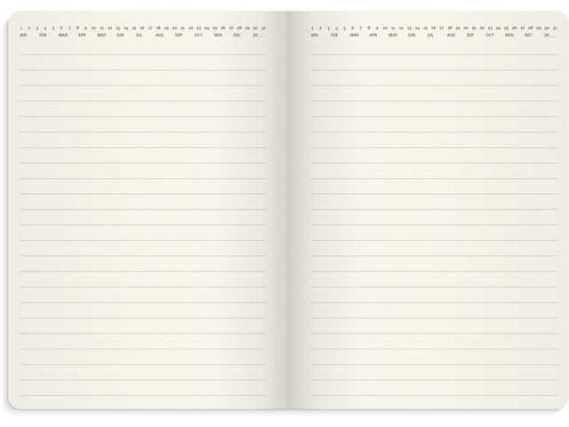 Kalender Agency Forma Deluxe 2026 svart