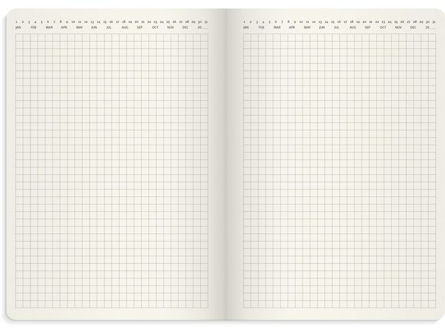 Kalender Agency Forma Deluxe 2026 svart