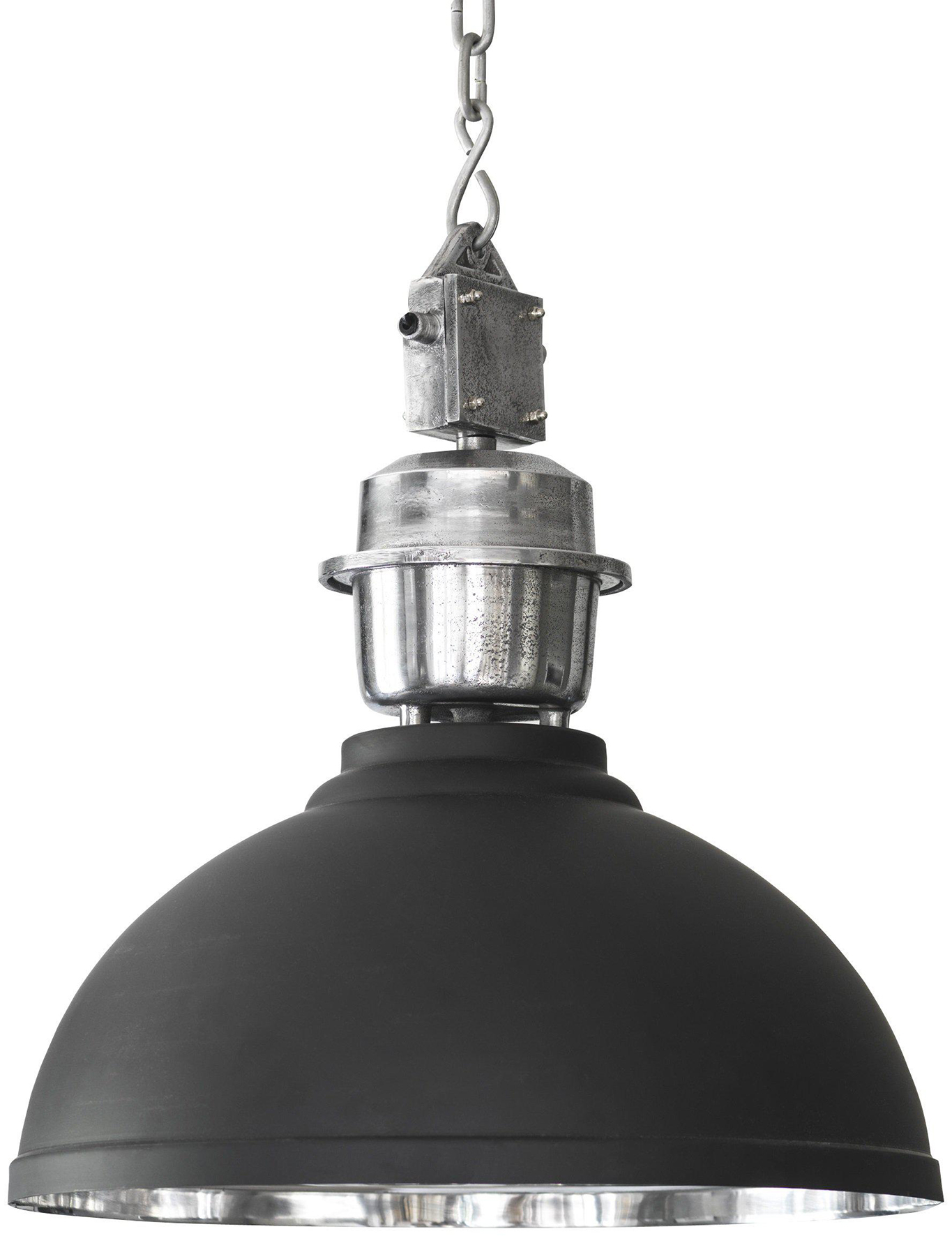Taklampa Manchester Svart / Silver 52 cm
