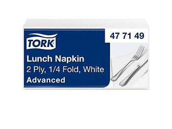 Servett TORK Adv 2-lag 33x33cm vi 200/fp