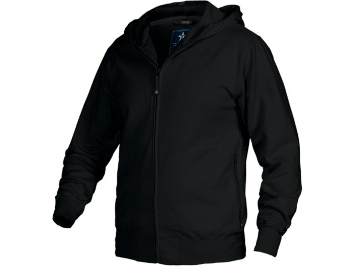 Hoodie zip TEXSTAR HC03 svart