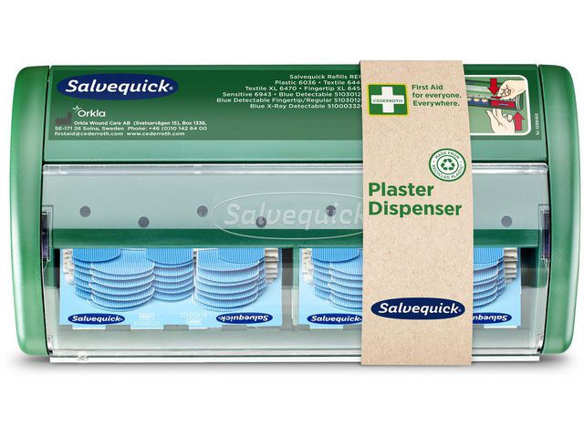 Plåsterautomat SALVEQUICK blå detekt.