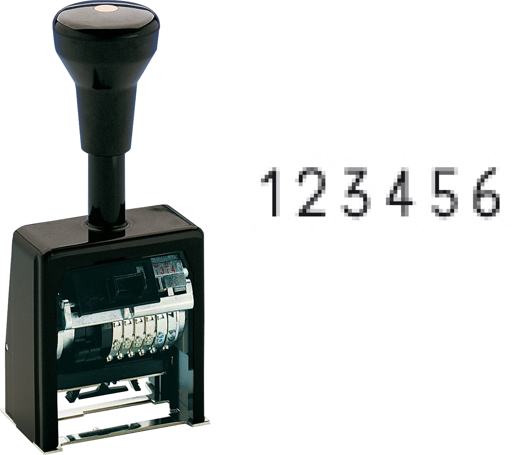 Pagineringsst&auml;mpel 6 hjul 5,5 mm